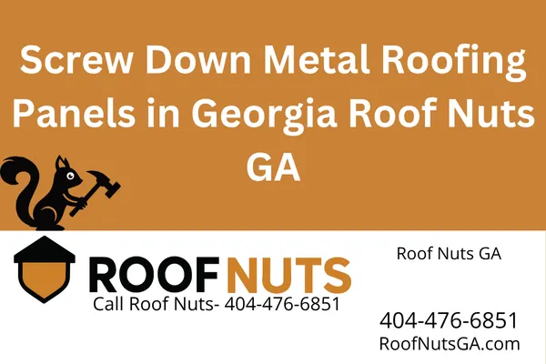 Screw Down Metal Roofing Panels in Georgia | Roof Nuts GA