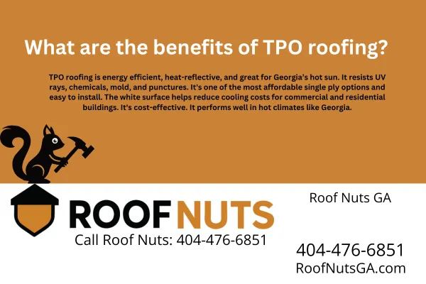 TPO roofing is energy-efficient, UV-resistant, and cost-effective—ideal for Georgia’s heat. Learn why TPO is one of the best single-ply roofing systems for residential and commercial buildings.