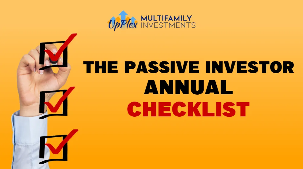 THE PASSIVE INVESTOR ANNUAL CHECKLIST
