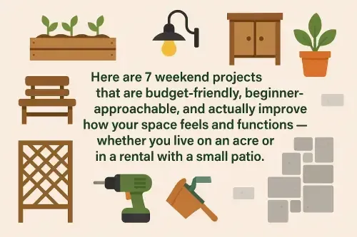 7 Home Projects You Can Tackle in a Weekend (That Actually Make a Difference)