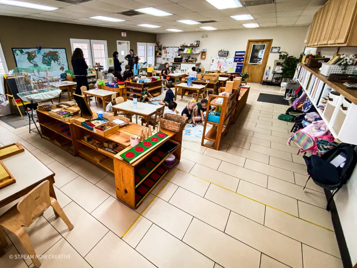 classroom at ArborCreek Montessori