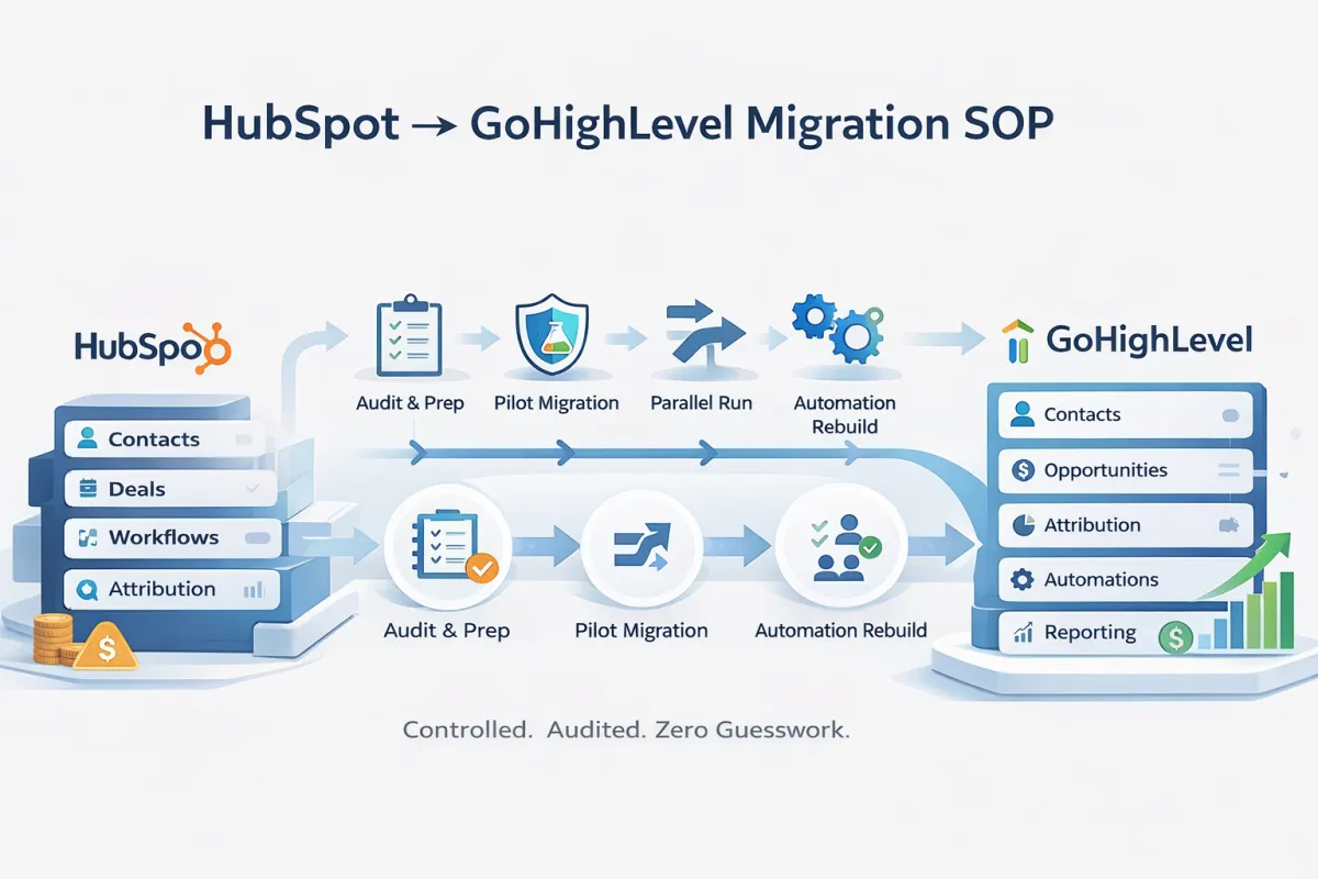 HubSpot To GoHighLevel (GHL) Migration