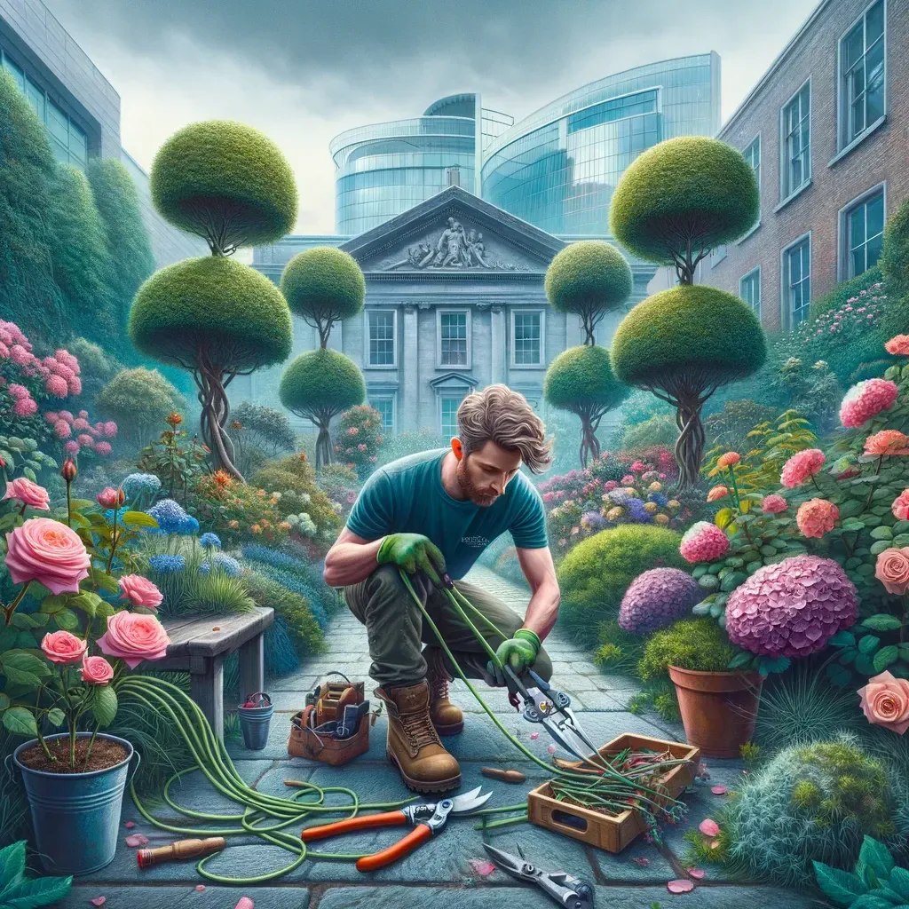 Best practices and techniques for pruning various plants in Dublin.