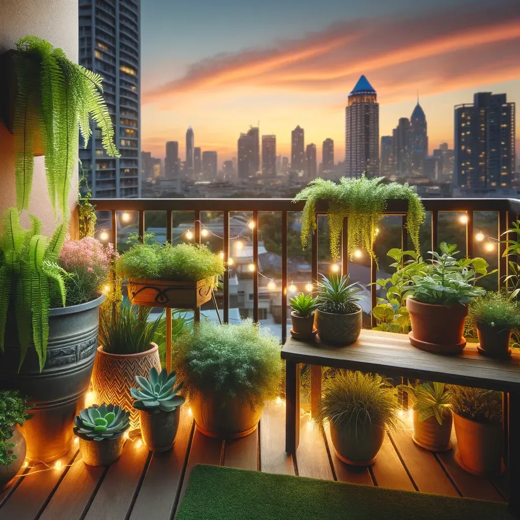Creating a thriving garden on a Dublin balcony.
