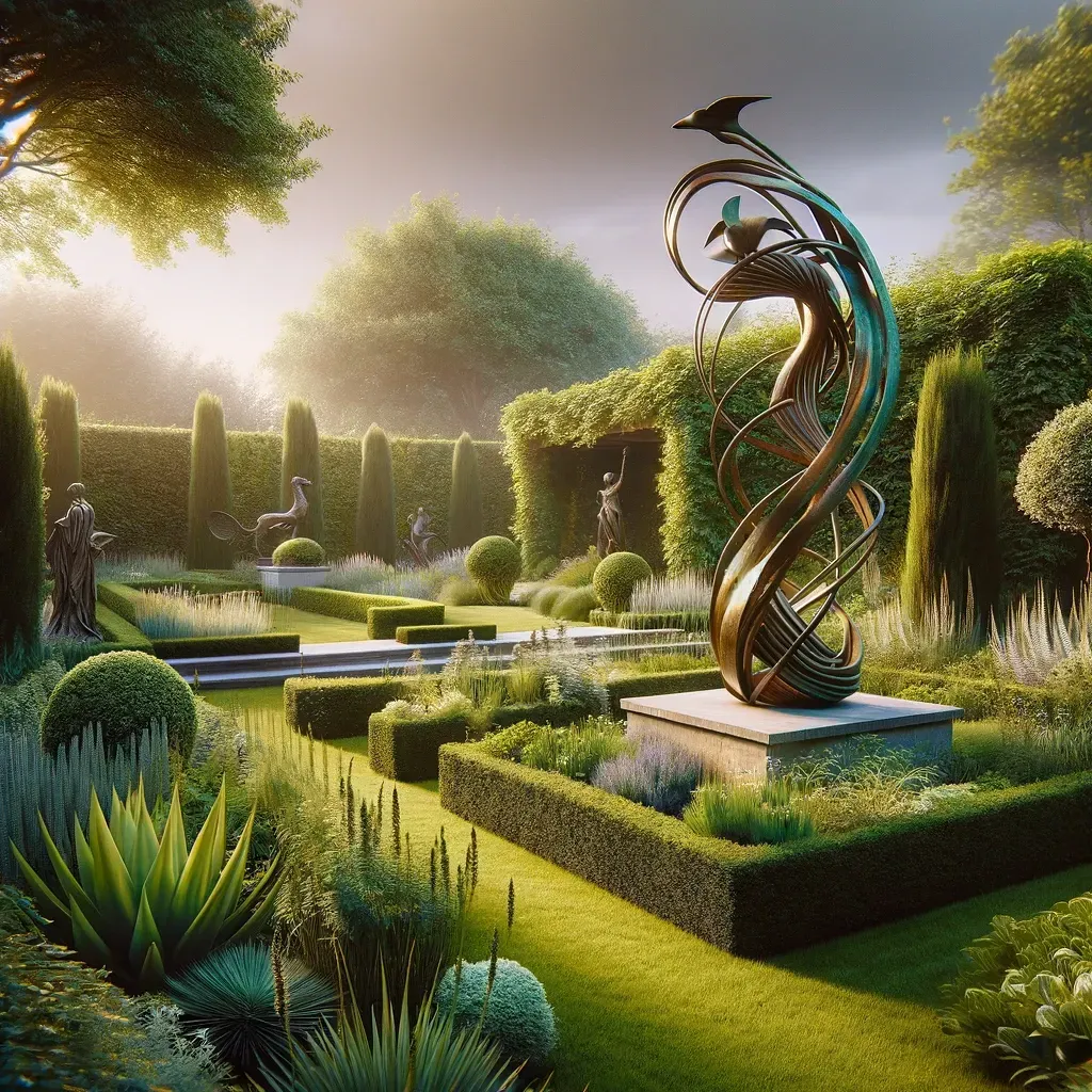 Featuring prominent Irish artists specializing in garden sculptures.