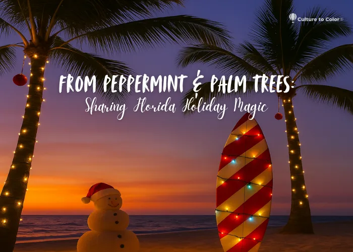 peppermint and palm trees