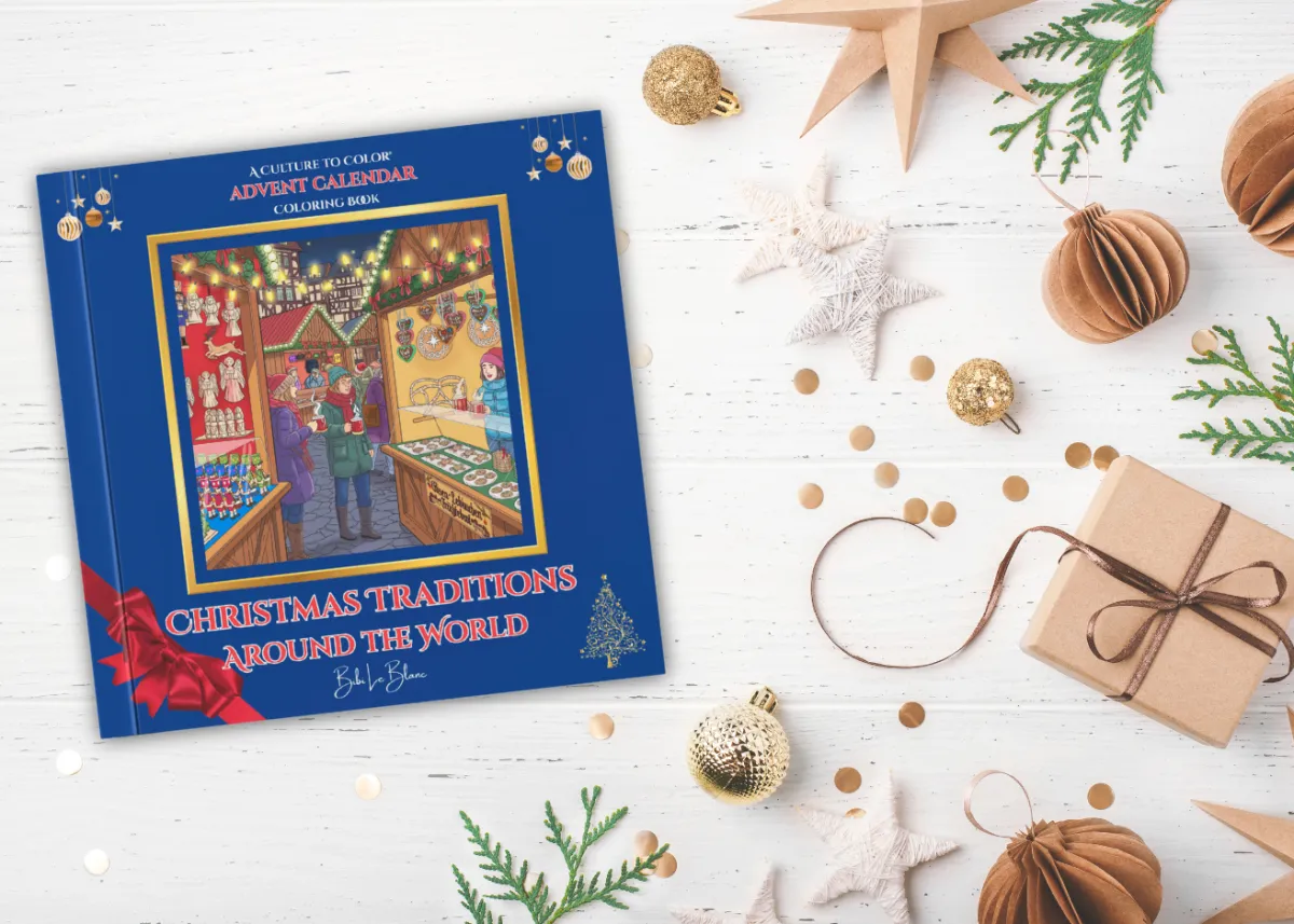 Christmas Traditions Around the World: How One Conversation Became a Coloring Book