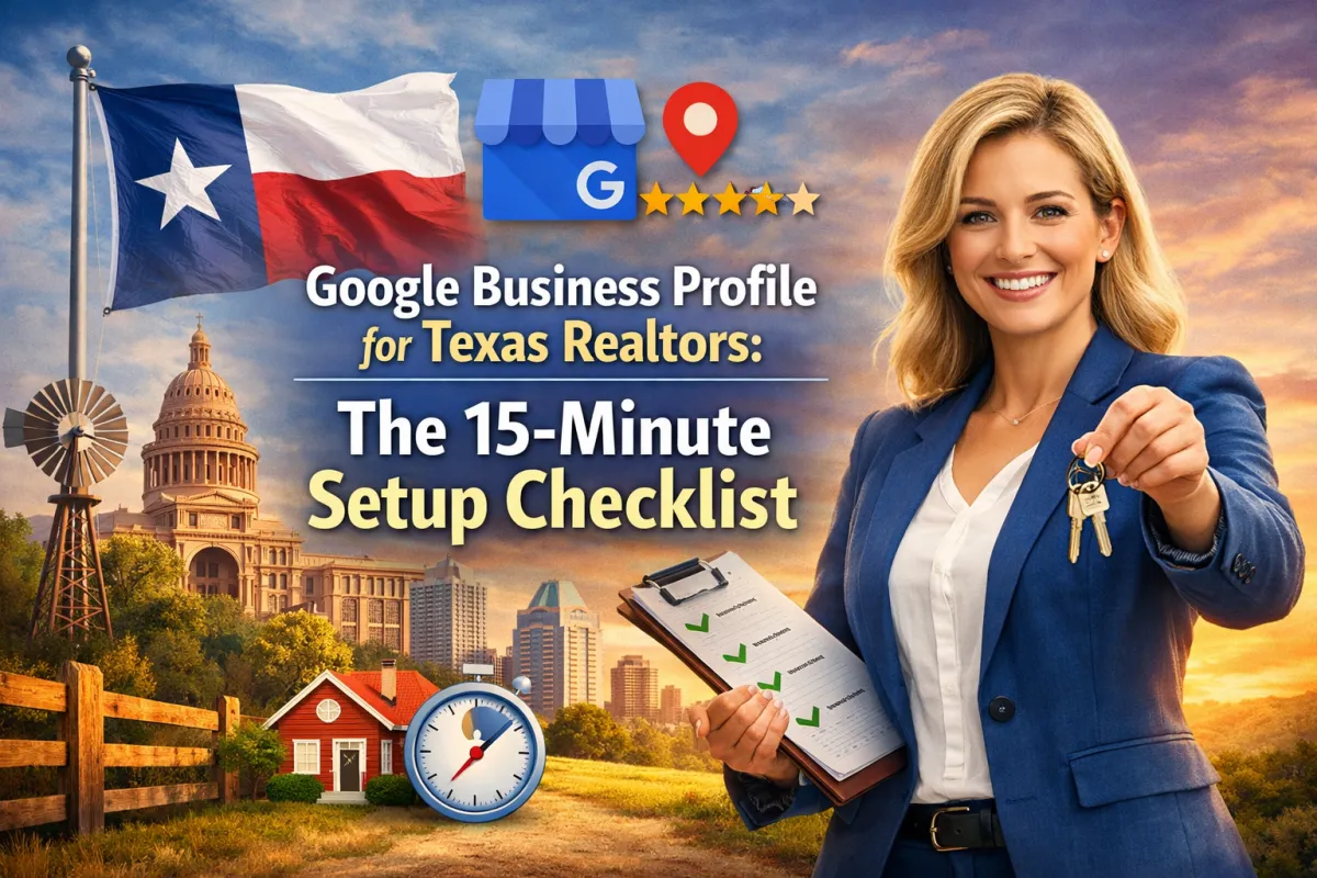 Google Business Profile for Texas Realtors: The 15-Minute Setup Checklist (2026)