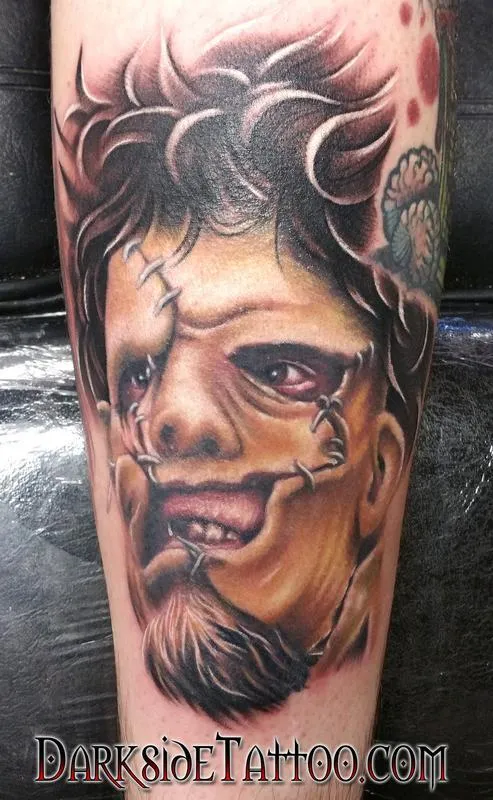 Color Leatherface Portrait