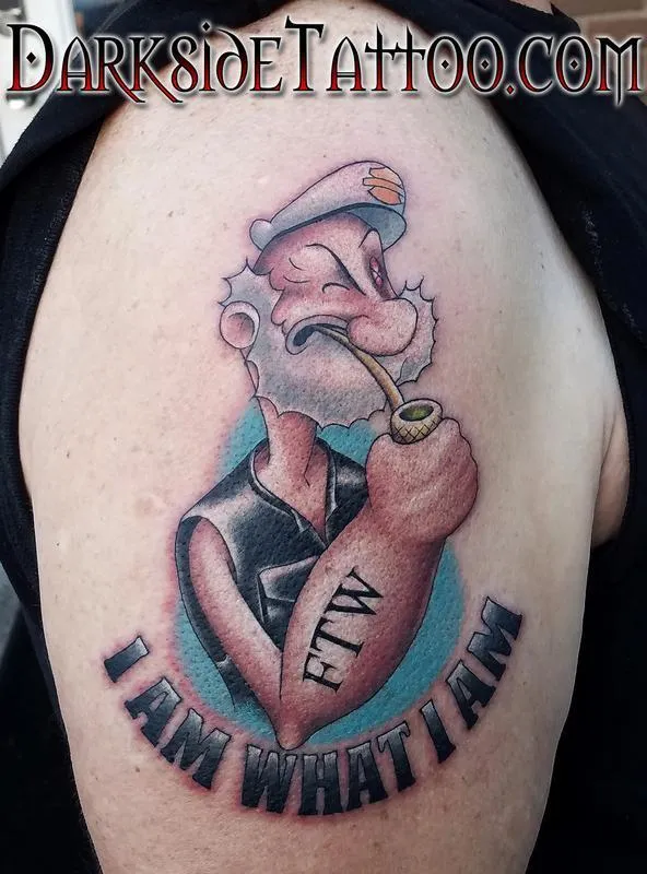 Color Poopdeck Pappy Tattoo