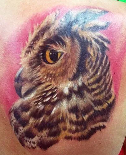 Great Horned Owl tattoo