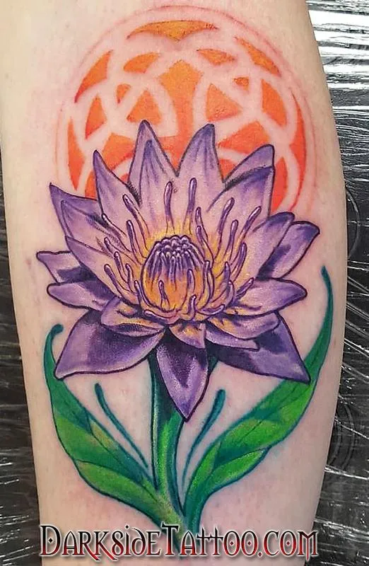 Color Flower Tattoo
