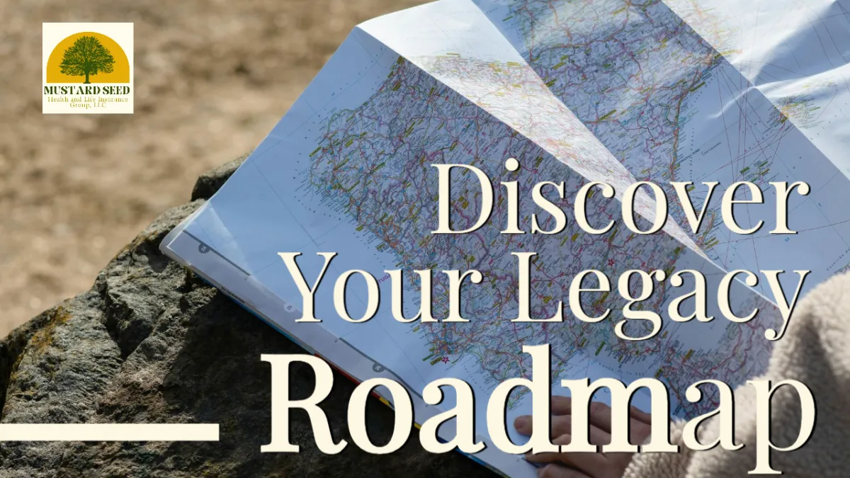 Discover Your Legacy Roadmap image of looking at a map on a rock