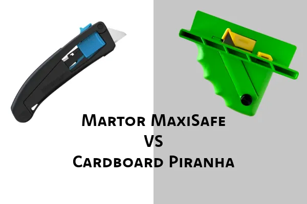 Martor Secupro Maxisafe v Cardboard Piranha vs. Cardboard Piranha