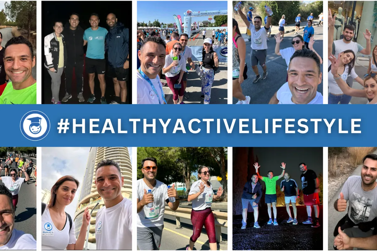 healthy active lifestyle activities collage