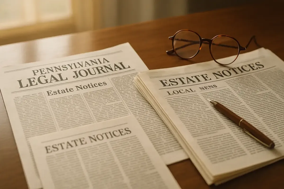 Publication and Notice Expenses in PA Probate | PA Probate Help