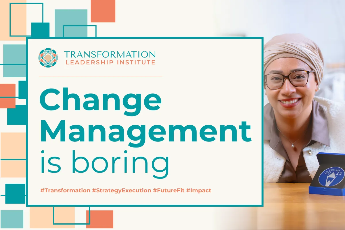 Change Management is boring