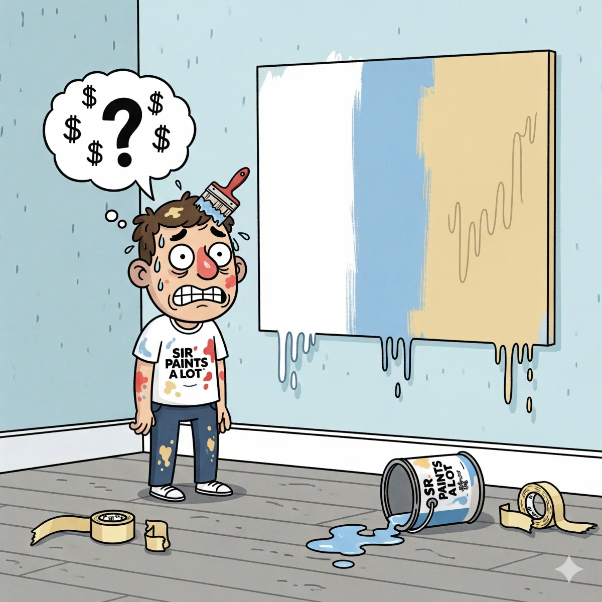 A worried homeowner