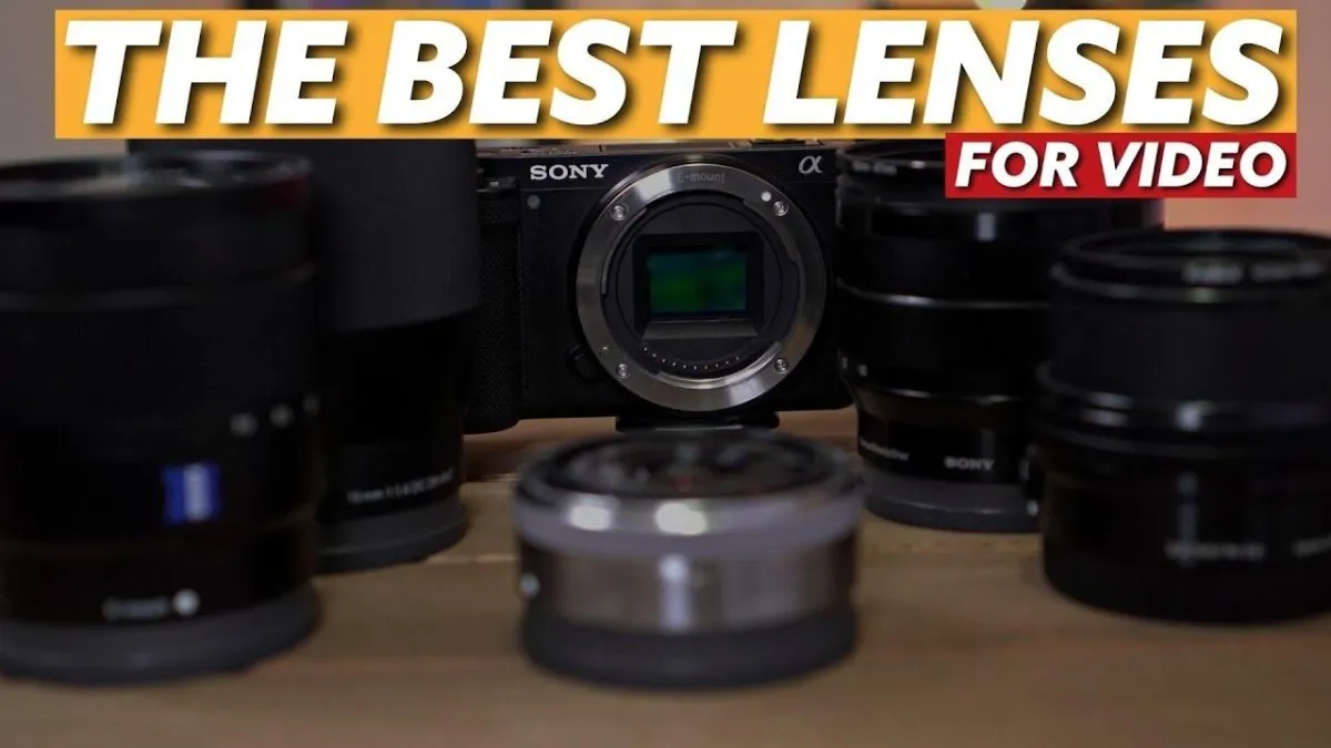 Sony zv-e10 mark 1 lenses for video