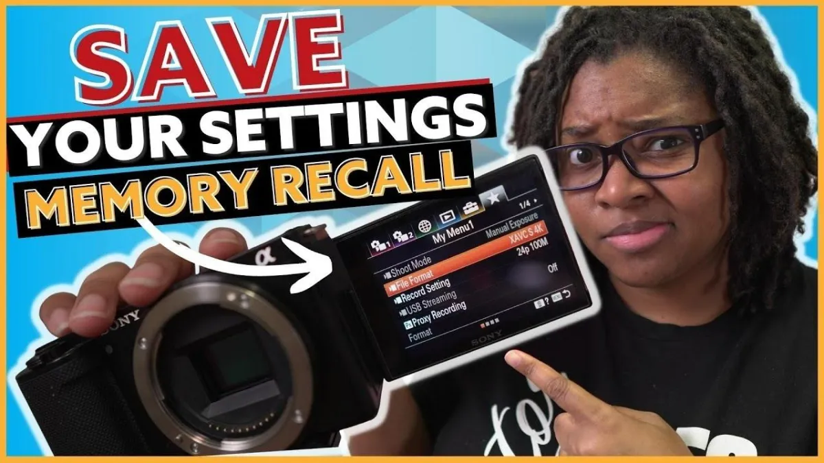 How to Use Sony's Memory Recall on the Sony ZV-E10 Mark 1 (and Other Sony Cameras)