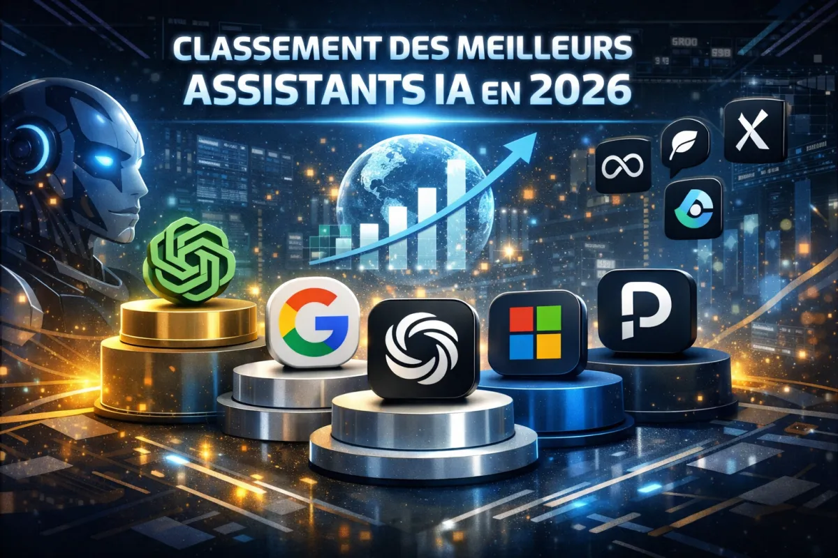 Classement 2026 des meilleurs assistants IA : ChatGPT, Gemini, Claude et les autres comparés