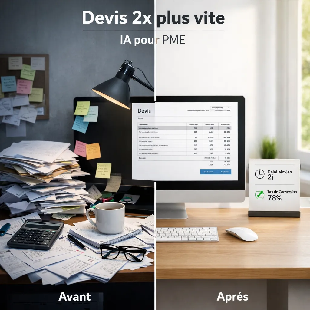 7 étapes pour créer des devis et soumissions 2x plus vite avec l’IA (PME)