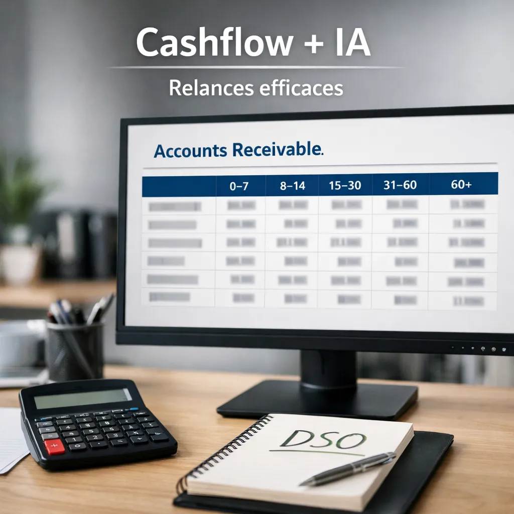 Améliorer le cashflow en PME avec l’IA : relances de paiement et gestion des comptes recevables (aging, DSO)