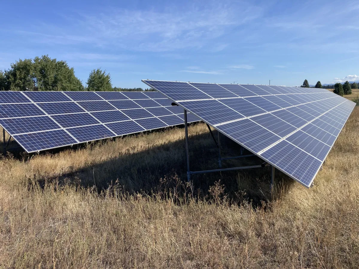 Coeur d'Alene Tribe solar installation