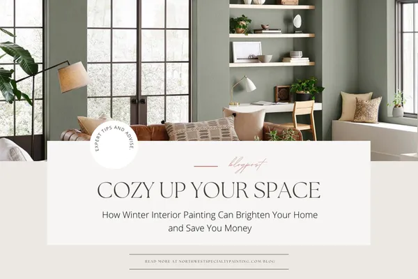 Brightly painted living room showcasing modern winter interior painting ideas to refresh and save money.