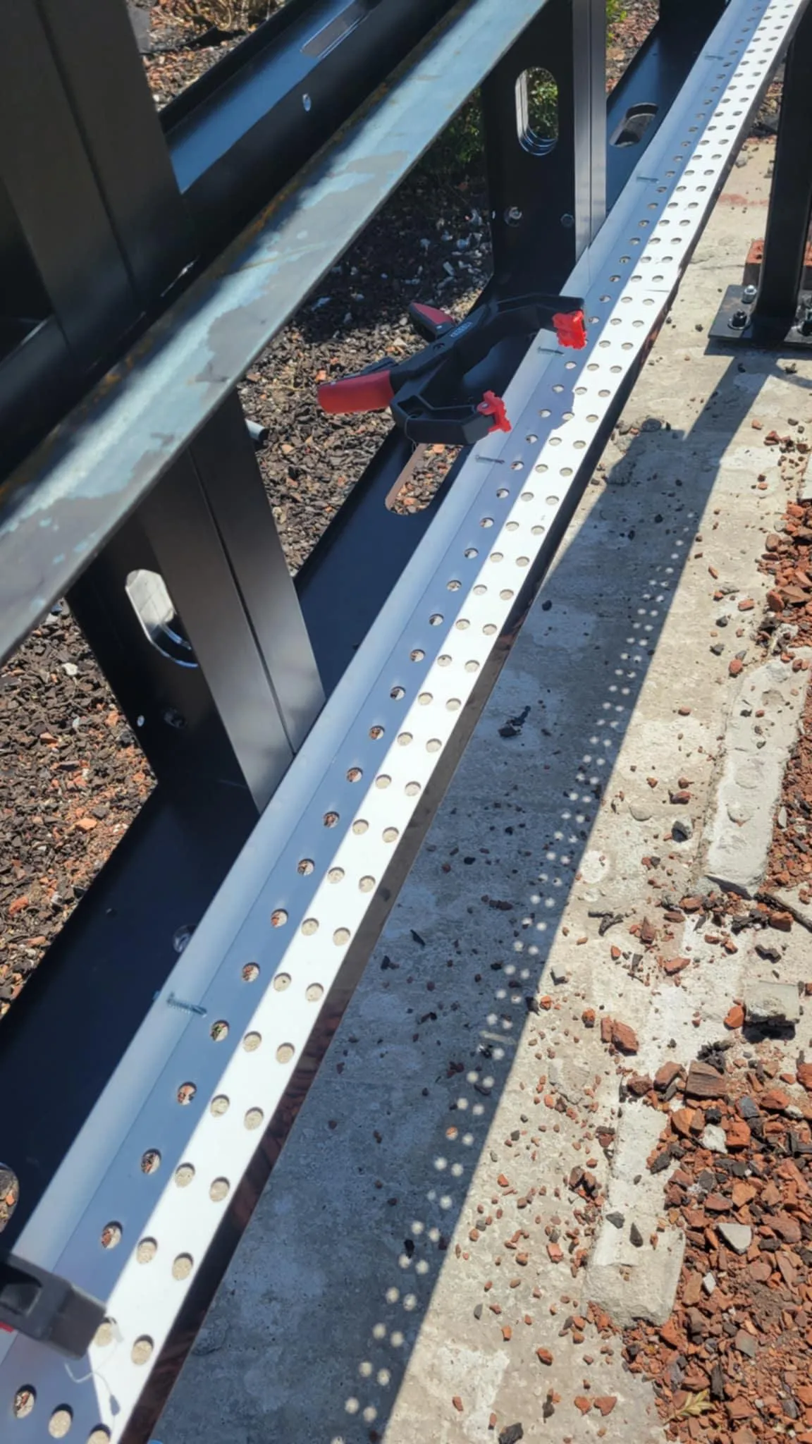 Aluminum vented trim for cooling