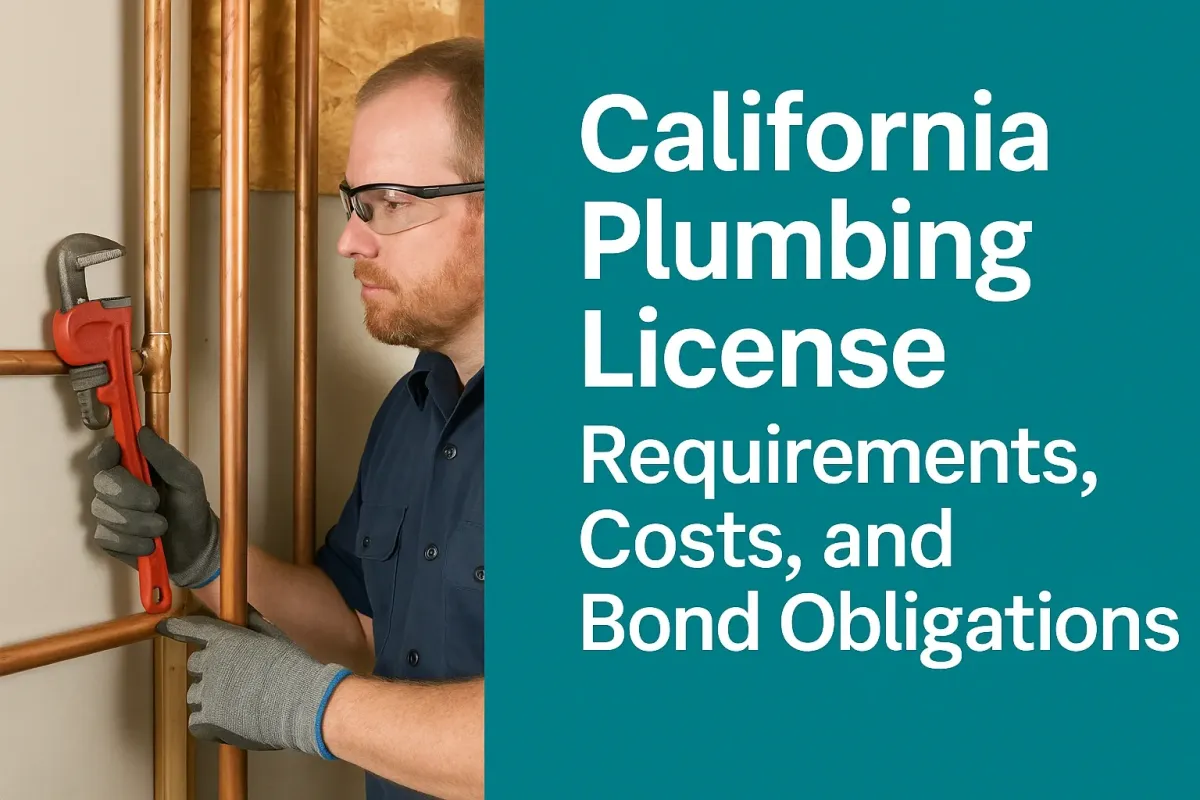 California Plumbing License