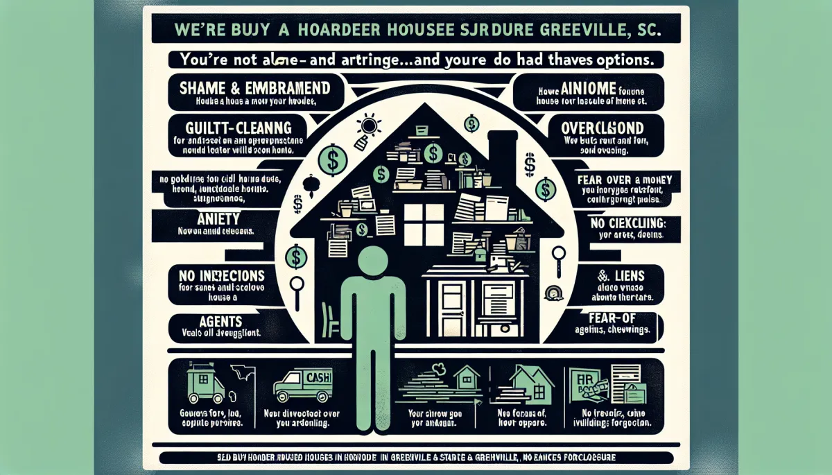 Sell Your Hoarder House in Greenville, SC: No Judgment, Just Fast Cash and Relief