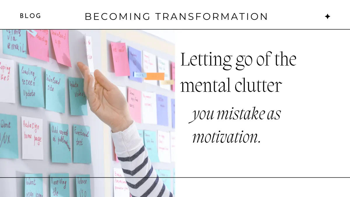 taking down post-its