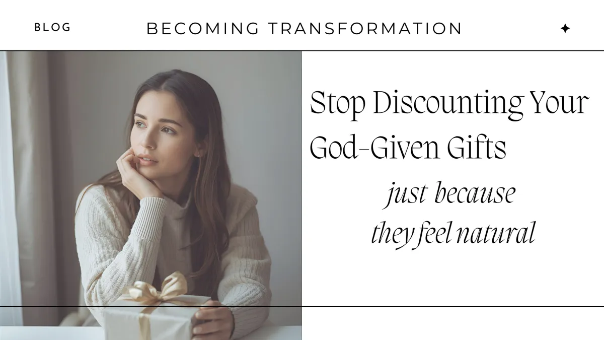 woman holding an unopened gift