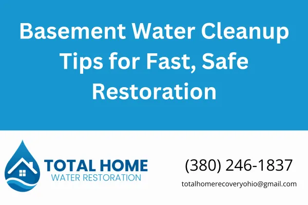 Discover expert-approved basement water cleanup tips from Tyler Zimmerman of Total Home Water Restoration in Grove City, Ohio. Learn what to do fast, what to avoid, and when to call for help.