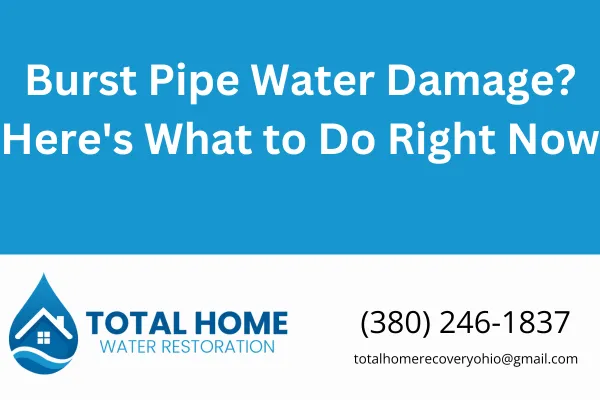 Burst Pipe Water Damage? Here's What to Do Right Now