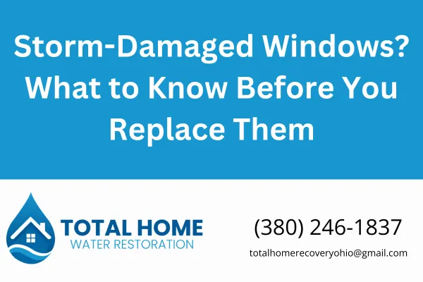 Learn what to check before replacing storm-damaged windows. From hidden frame damage to insurance tips, here’s what every Central Ohio homeowner should know after severe weather.