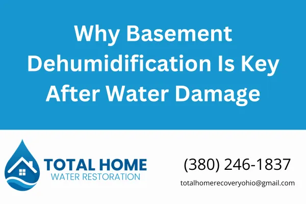 Discover why running a dehumidifier in your basement after water damage isn’t optional. Learn how Total Home Water Restoration helps Grove City homeowners dry out safely and avoid future mold and rot.