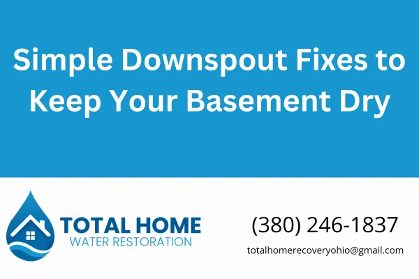 Simple Downspout Fixes to Keep Your Basement Dry