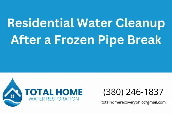 Burst pipe in your Ohio home? Learn what steps to take immediately for water cleanup, damage control, and safe restoration with Total Home Water Restoration.