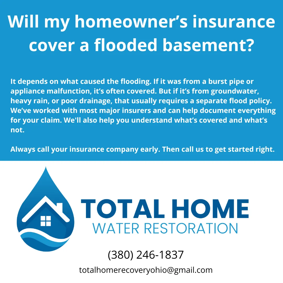 Will my homeowner’s insurance cover a flooded basement?
