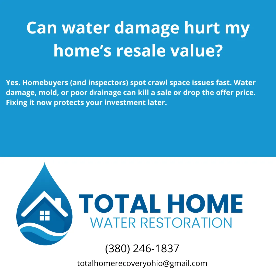 Crawl space water damage is a red flag for buyers—and home inspectors won’t miss it. Learn how it affects resale value and what to do to protect your home (and your wallet) in Grove City and Columbus.