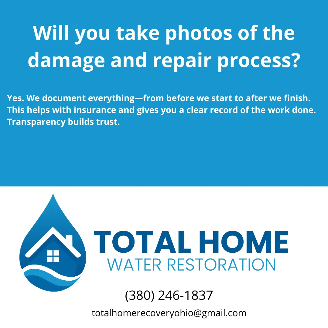 Learn why documenting crawl space water damage is critical for insurance and peace of mind. At Total Home Water Restoration, we photograph everything from start to finish.