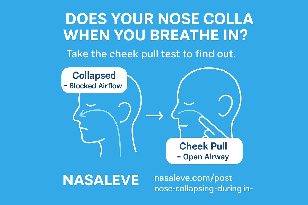 How to Tell If Your Nose Is Collapsing During Inhalation