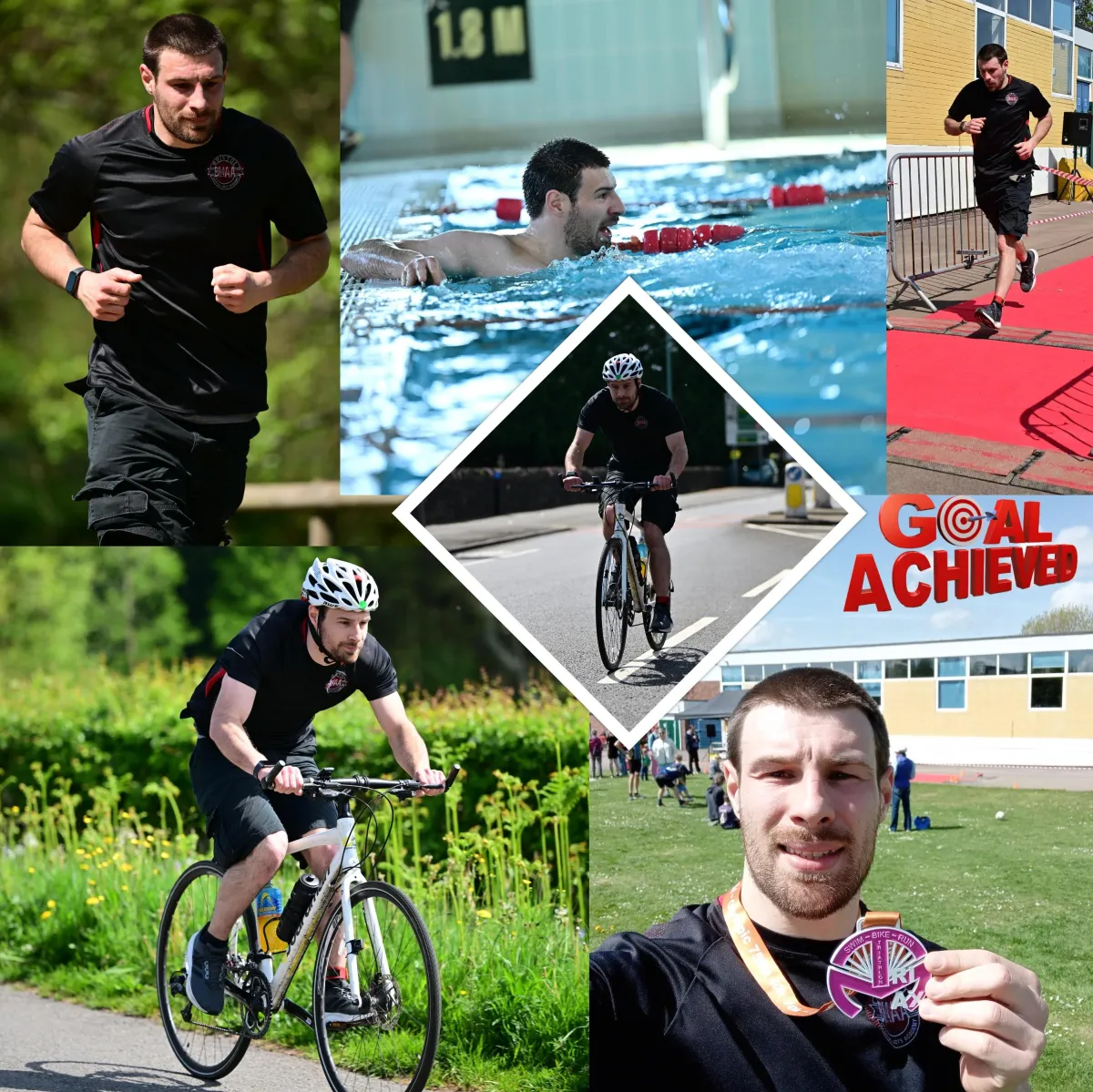 Academy Coach Sensei Josh who smashed the Lydney Olympic Distance Triathlon yesterday