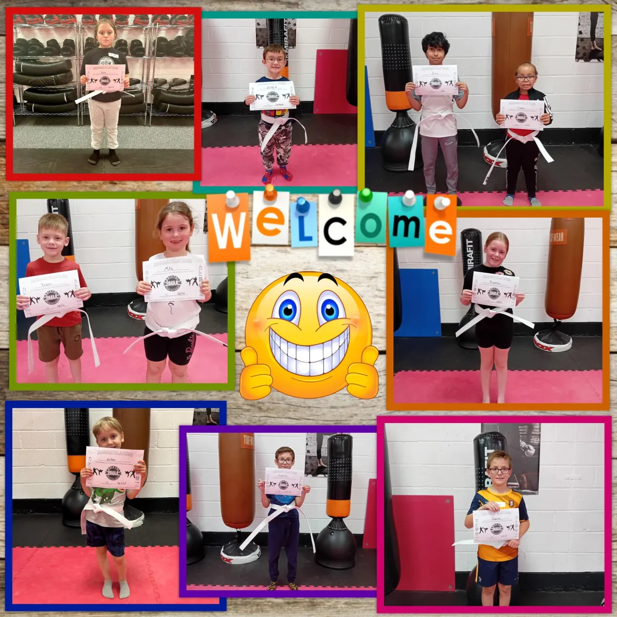 Our newest Little Dragons (4-6yrs) and Junior Dragons (7-12yrs)
