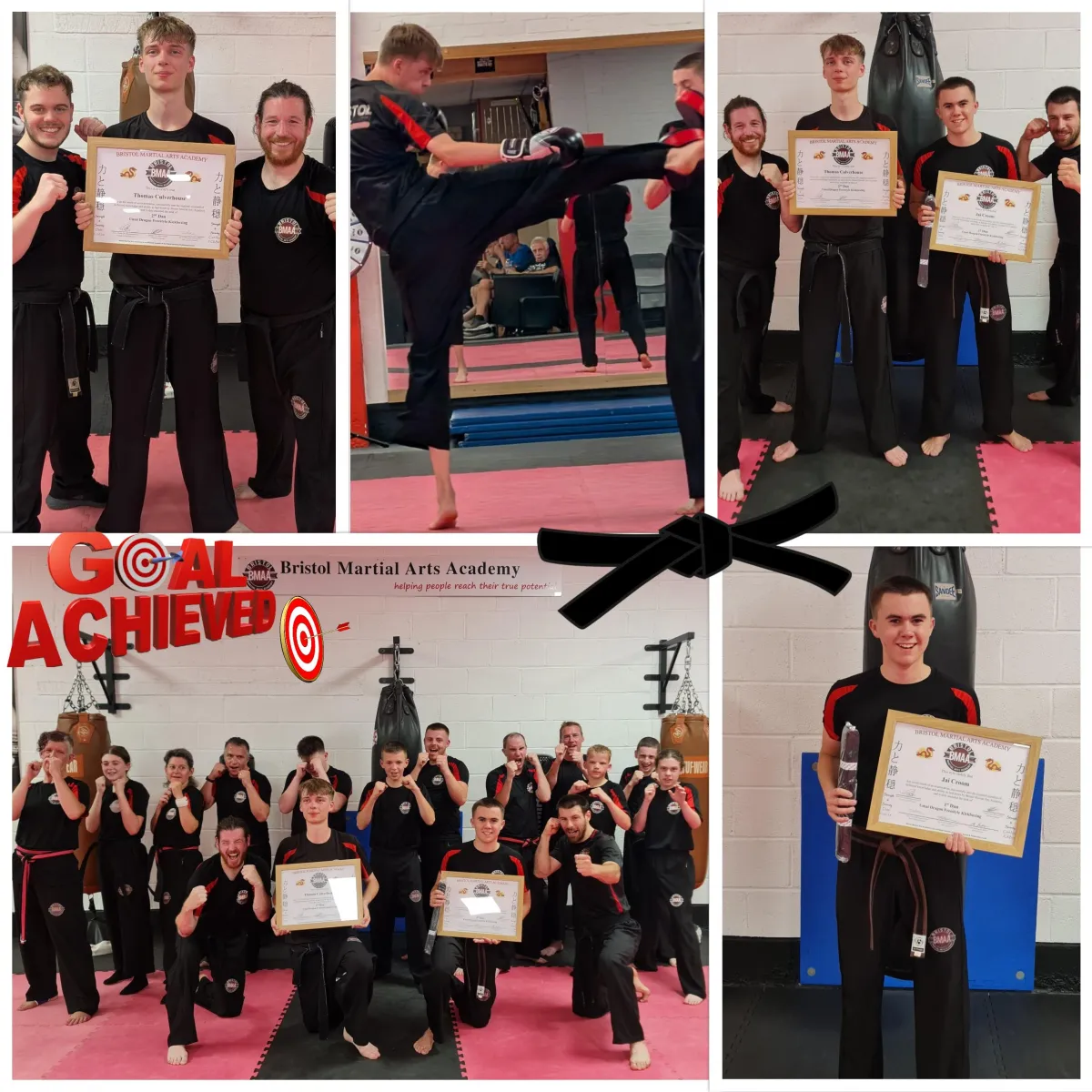 A black belt is simply a white belt who never quit!