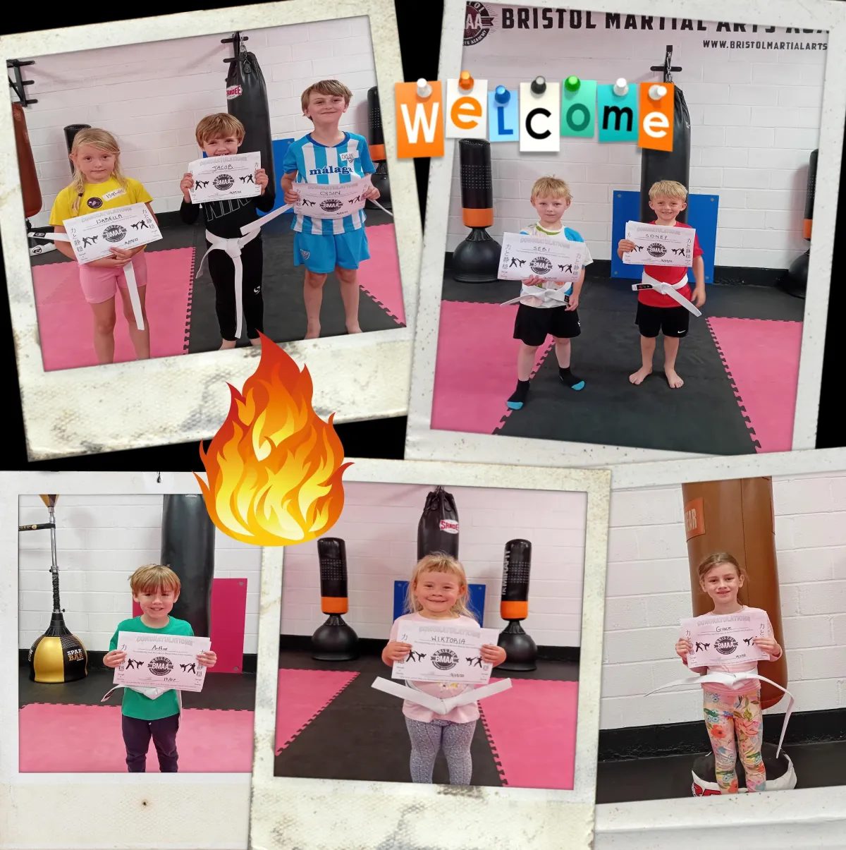 A BIG welcome to our newest white belts!