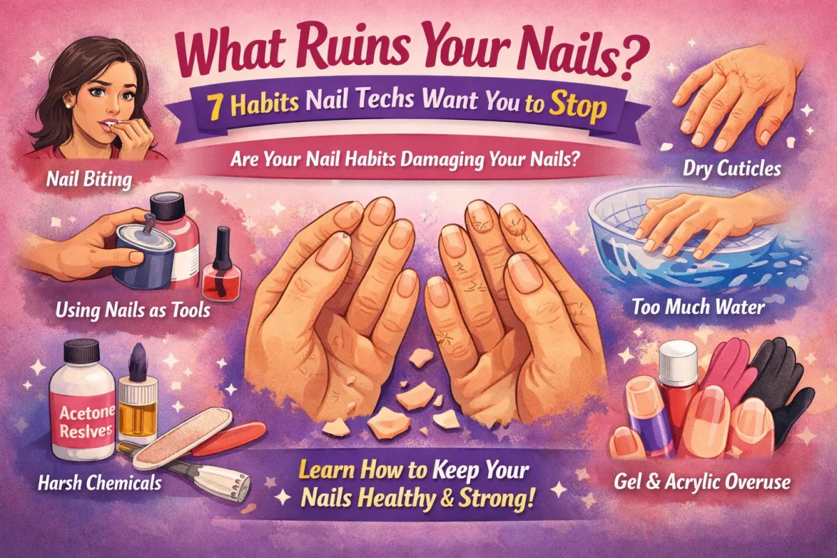 What Ruins Your Nails? 7 Habits Nail Techs Want You to Stop