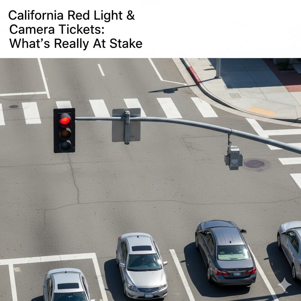 California Red Light and Camera Tickets: What’s Really At Stake Before You Just Pay